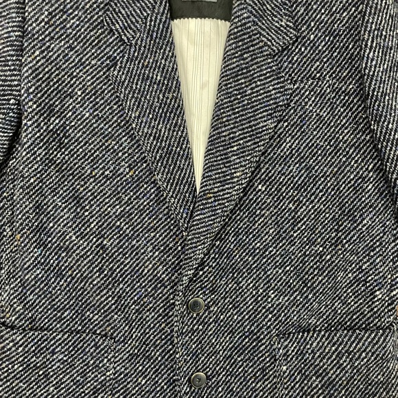 Vintage Navy Tweed Blazer - Picture 16 of 16